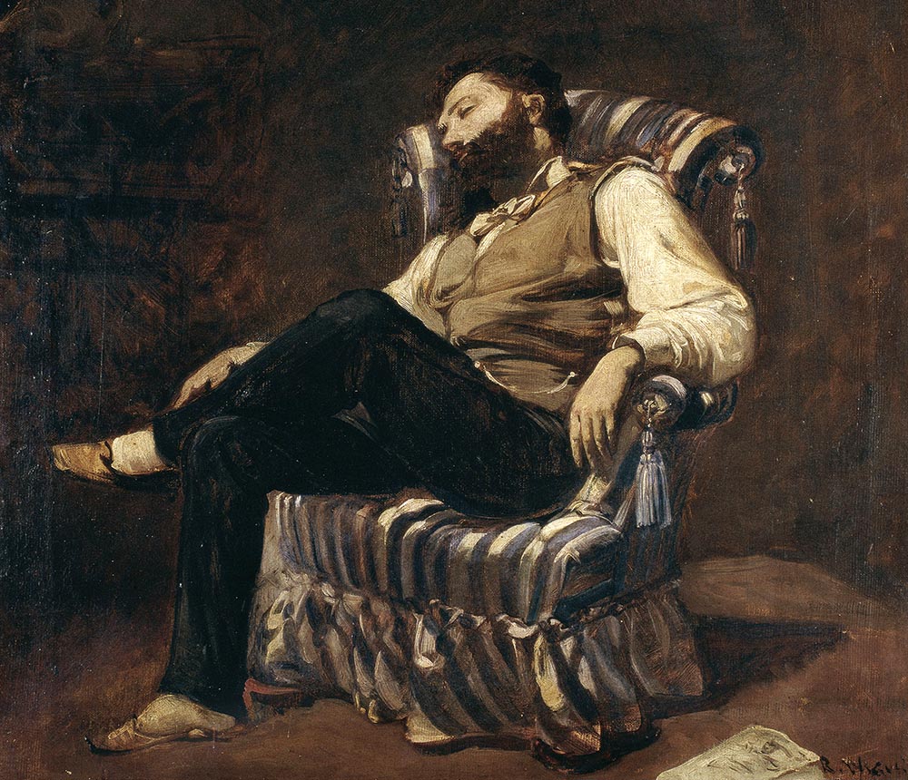 Рамон Марти и Алсина «Сиеста», 1884, холст, масло